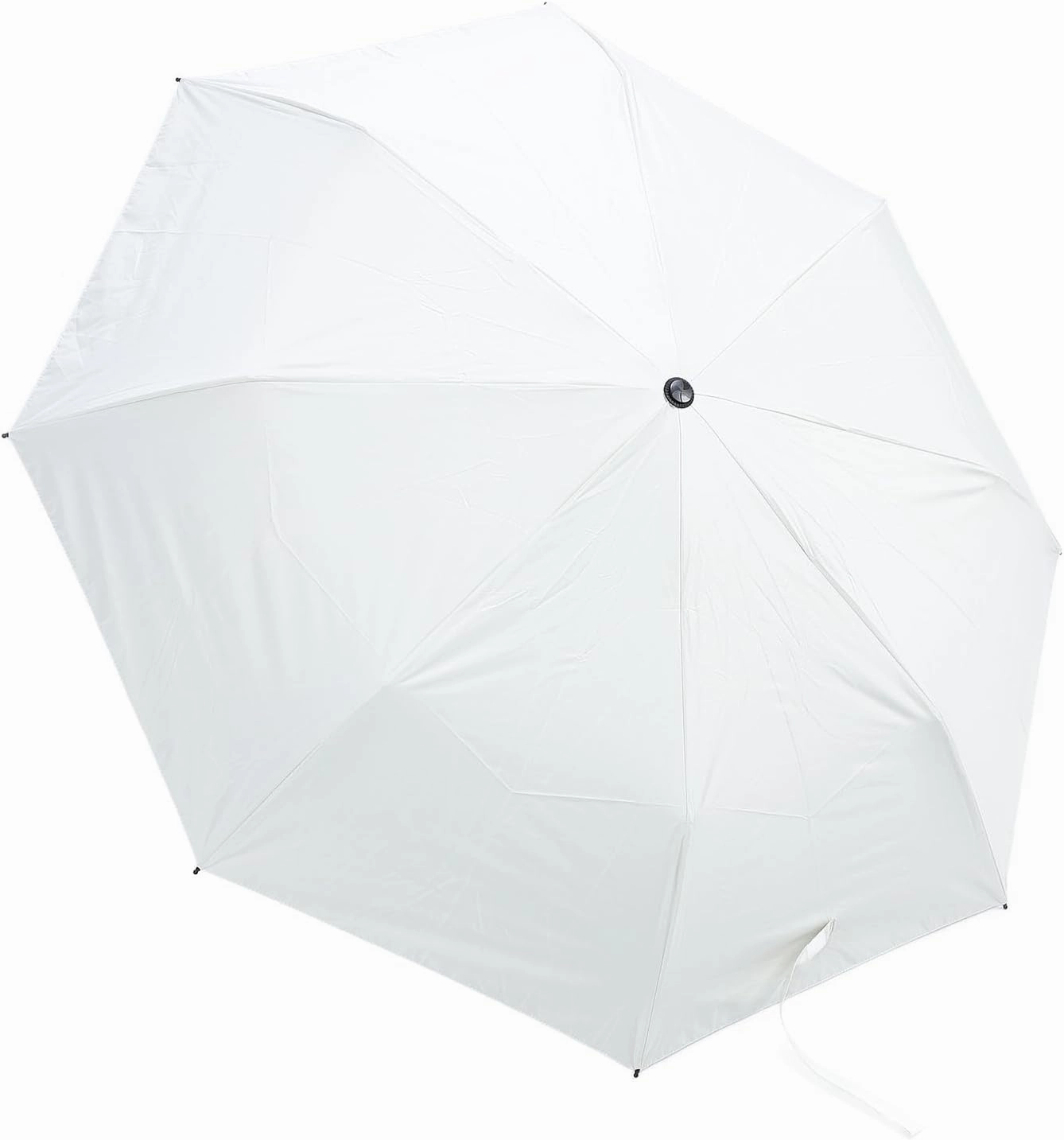 Umbrella With Fan, UPF 50 Rain Umbrella USB Rechargeable Sun Cooling Umbrella With Built In Fan Small Personal Fan Sun Umbrella For Chair Folding Compact Umbrella For Hot Day