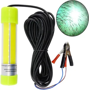 Underwater Fishing Light Super Bright 16000 Lumens 20W 12V LED Submersible Fish Bait Finder Deep Drop Night Fishing Light for Shrimp, Prawns, Squid and Fish
