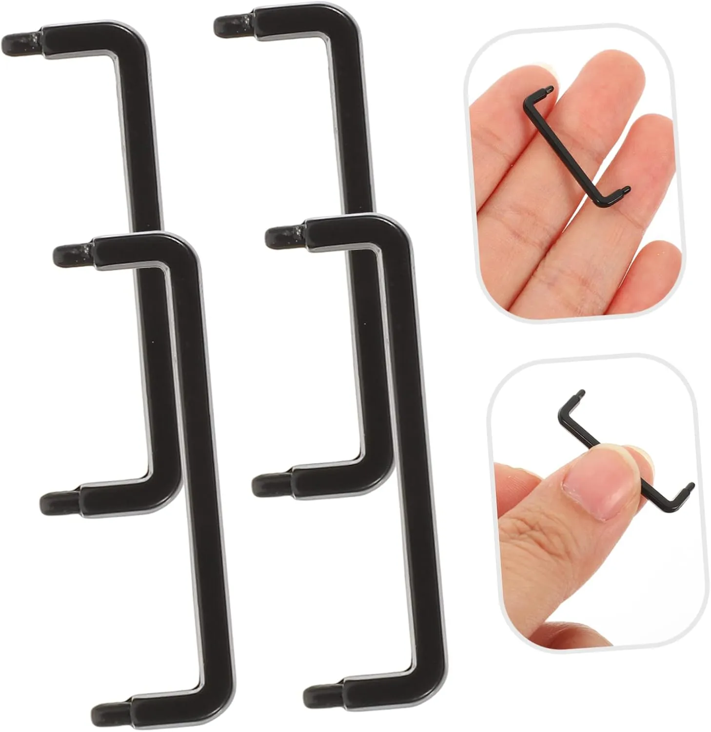Uonlytech 24pcs Miniature Furniture Handles for Dollhouse Drawer Doors Pull Handles Mini Furniture Accessories for Boys and Girls Toy House Decoration