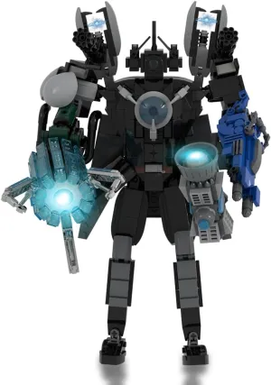 Upgraded Toilet Series Building Block Toys - Titan Clock, Speaker, TV Man (Monitoring) - Replicable Assembly