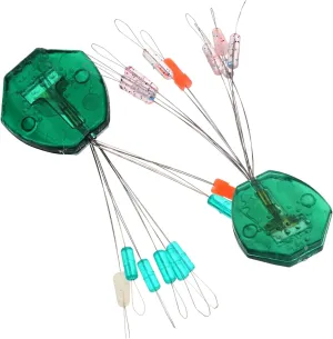 UPKOCH 20Pcs Fishing Line Convenient Float Stops for Crappie and Trout Fishing Durable Design for Streams Rivers and Lakes