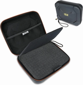 USA Gear Hard Travel Case for Stylophone - Portable Electronic Synthesizer Case with Pick & Pluck Foam and Water-Resistant Exterior - Stylus Drum Machine Bag