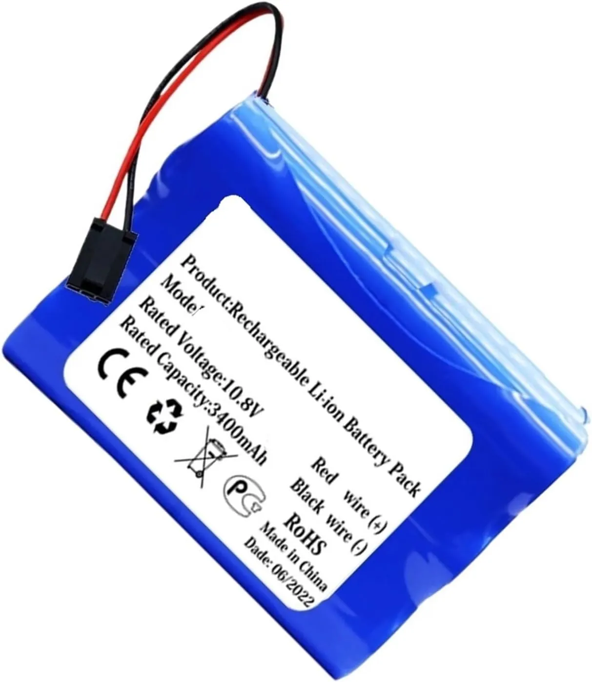 Vacuum Cleaner Accessory ，Compatible for Puppyoo， V-M611A V-M611 V-M615 ，10.8V ，Robot Vacuum Cleaner Battery，(2800mAh)