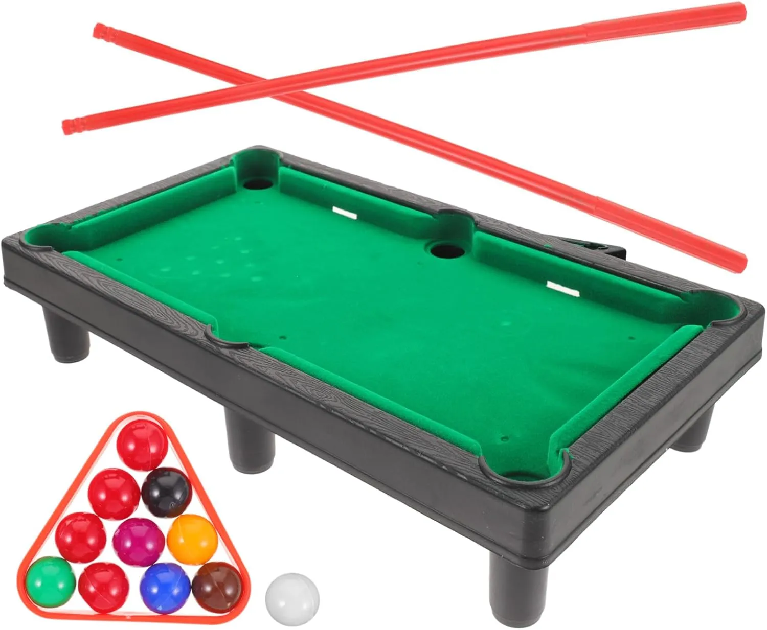 VANZACK 1 Set Mini Pool Table Boys and Girls Snooker Toy Small Billiard Game for Desk Interactive Billiards Toys
