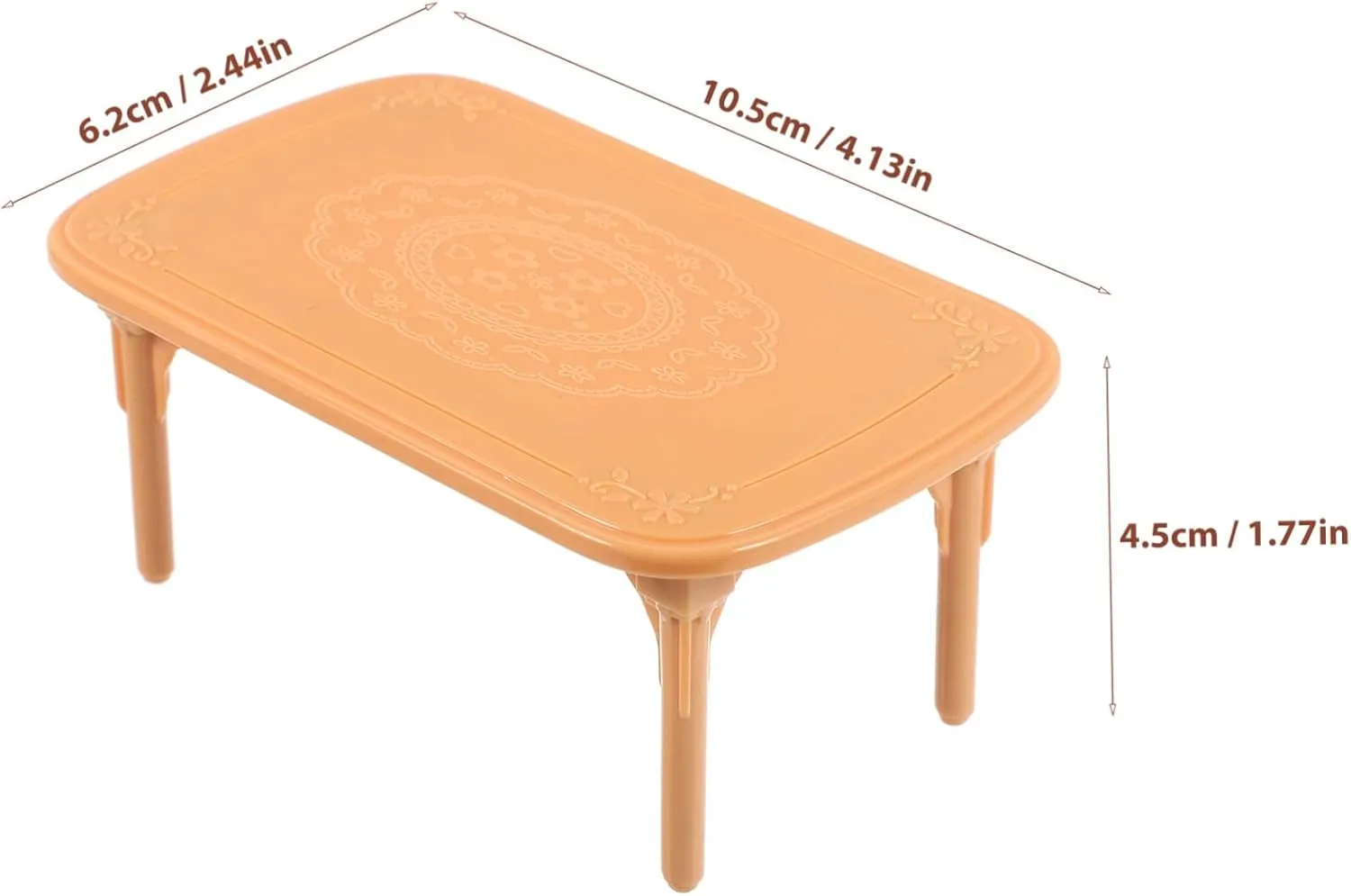 VANZACK 3 Sets Modern Dollhouse Miniature Dining Table Chair Set Realistic Miniature Furniture for Dollhouses 1:12 Scale Chairs