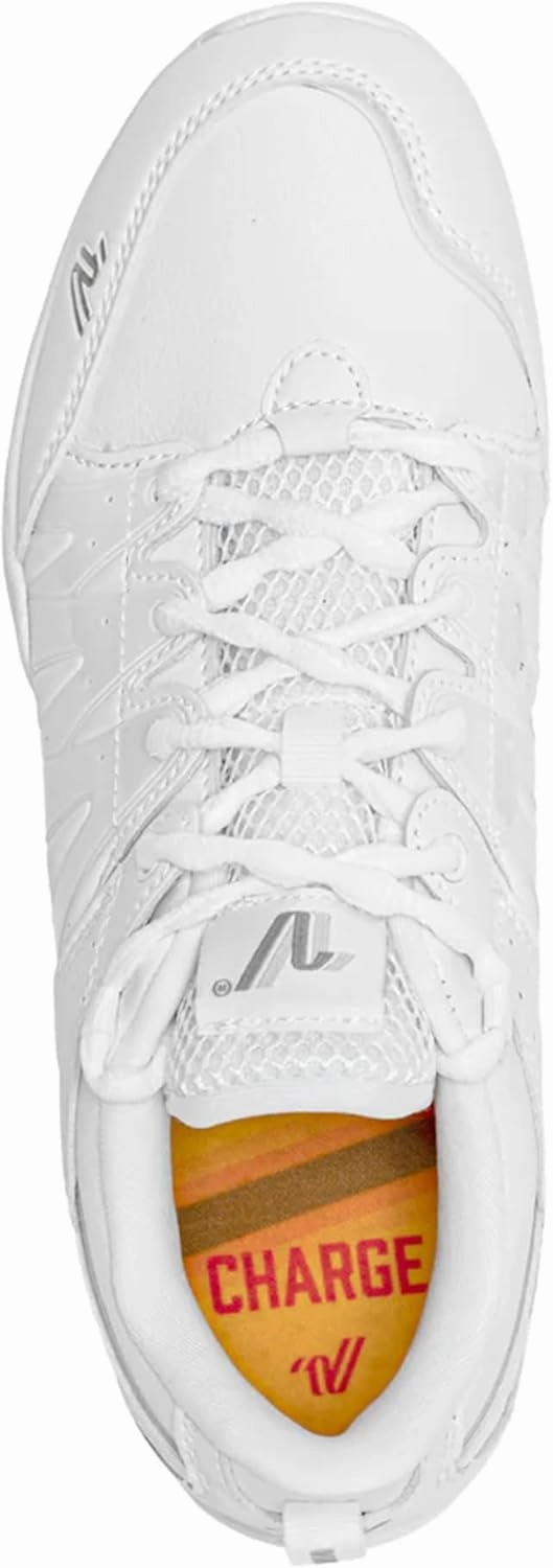 Varsity Spirit Charge Cheer Shoes for Women - Lightweight and Durable White Cheer Shoes for Cheerleaders and Athletes