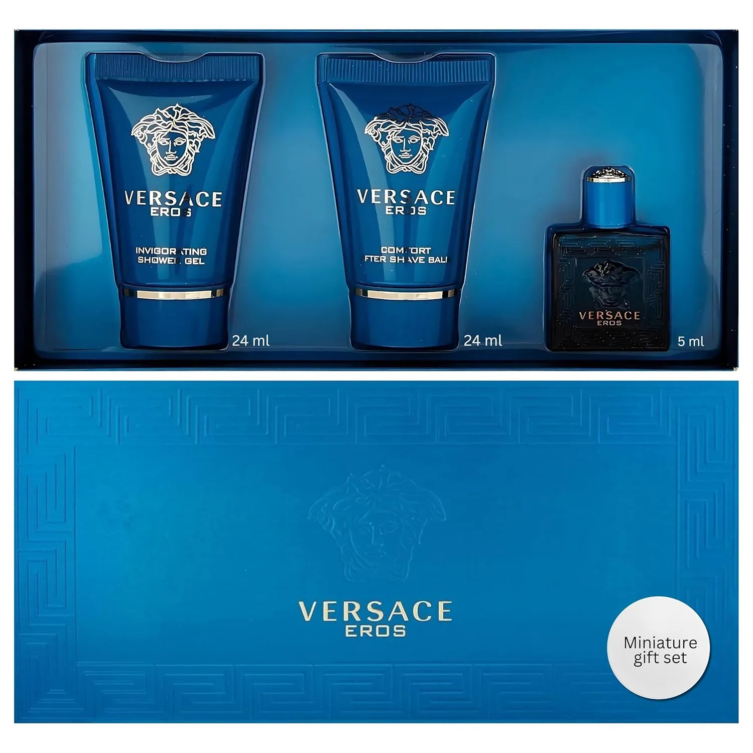 Versace Eros Perfume for Men 3 Piece Mini Gift Set