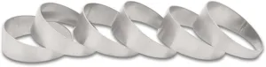 Vibrant Power 13630 Pie Cuts, 304 Stainless Steel, Natural, 3.00 in. Outside Diameter, 2.75 in. Centerline Radius, 15 degree per cut, Set of 6