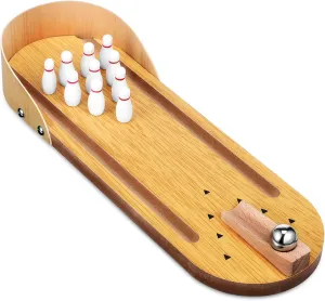 VICASKY Mini Bowling Game for Boys and Girls Indoor Bowling Set Boys and Girls Party Toys Tabletop Games Toy