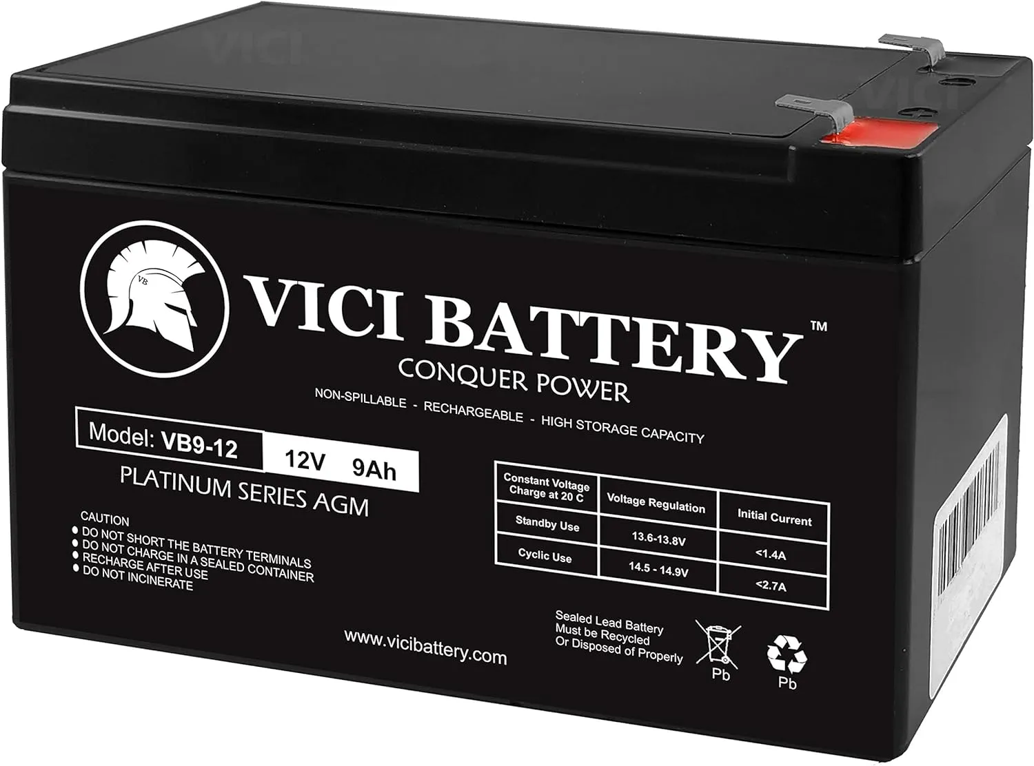 VICI Battery 12V 9Ah SLA Battery Replacement for Vexilar FL-8SE Genz Pack Brand Product