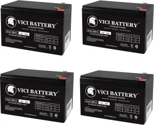 VICI Battery 12V 9Ah SLA Replacement Linear OSCO BGUS Barrier Gate - 4 Pack Brand Product