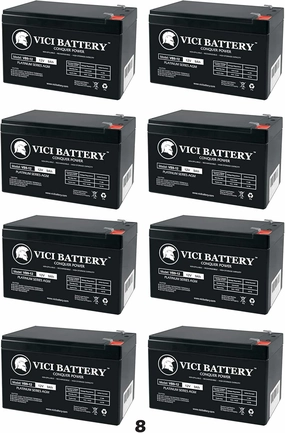 VICI Battery 12V 9Ah SLA Battery for FoxPro 12v External Power Kit - 8 Pack Brand Product