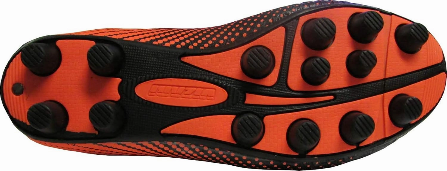 Vizari USA Stealth Boys Girls Soccer Cleats | Youth Firm Ground Athletic Outdoor Football Shoes for Toddler, Little Kid, Big Kid | Lightweight & Durable