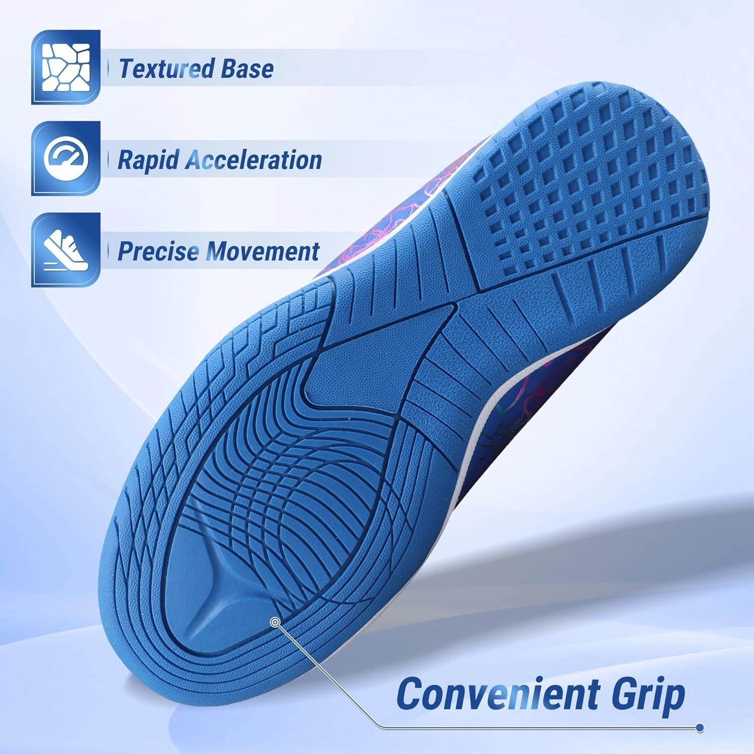 Vizari Zodiac Kids Indoor Soccer Shoes | Synthetic & Machine Washable Kids Soccer Cleats | Durable Football Shoes with Non-Marking Rubber Outsole for Maximum Traction for Boys and Girls
