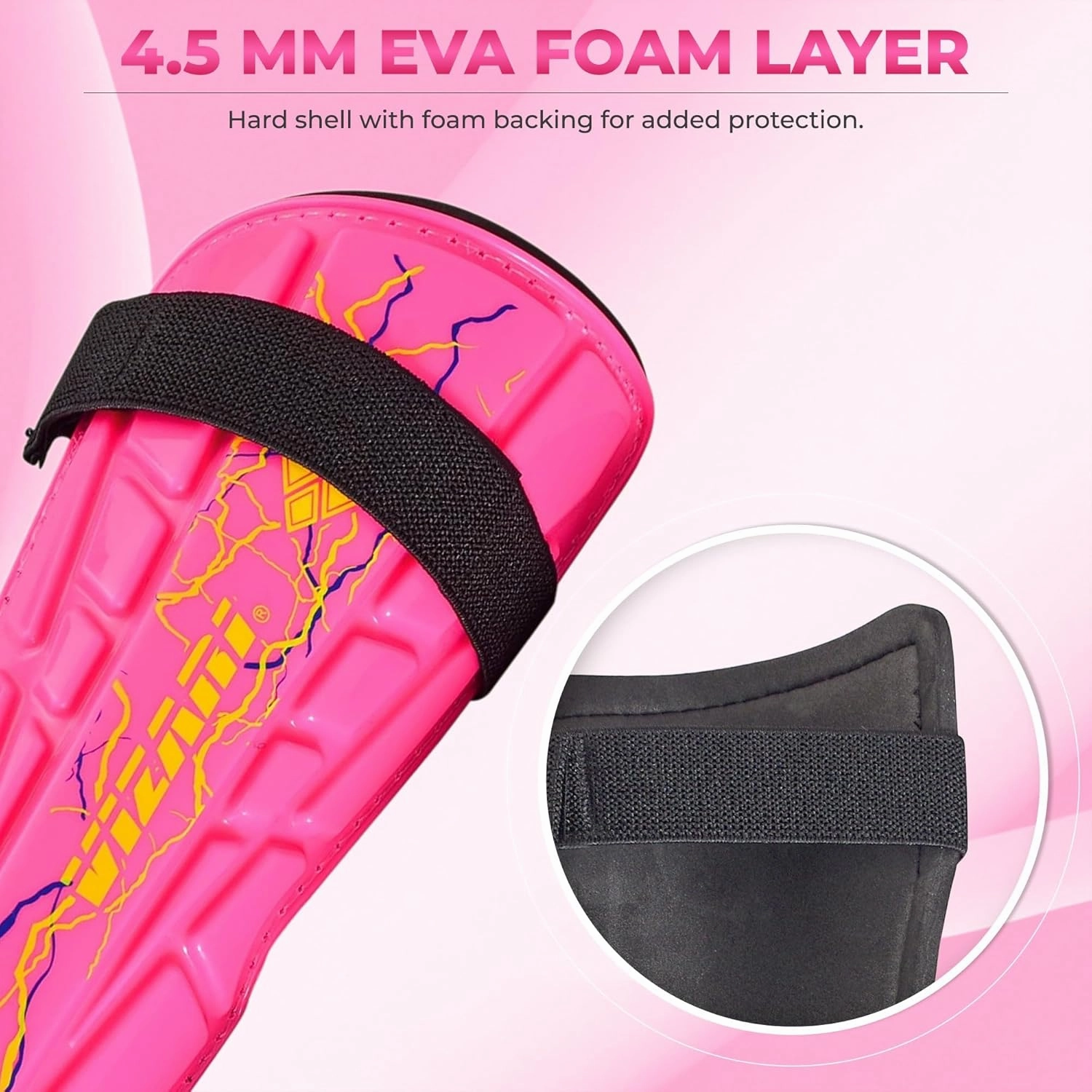 Vizari Zodiac Soccer Shin Guards | Lightweight & Durable PP Shell | Detachable Ankle Protection | Youth Soccer Shin Guards | Soccer Equipments