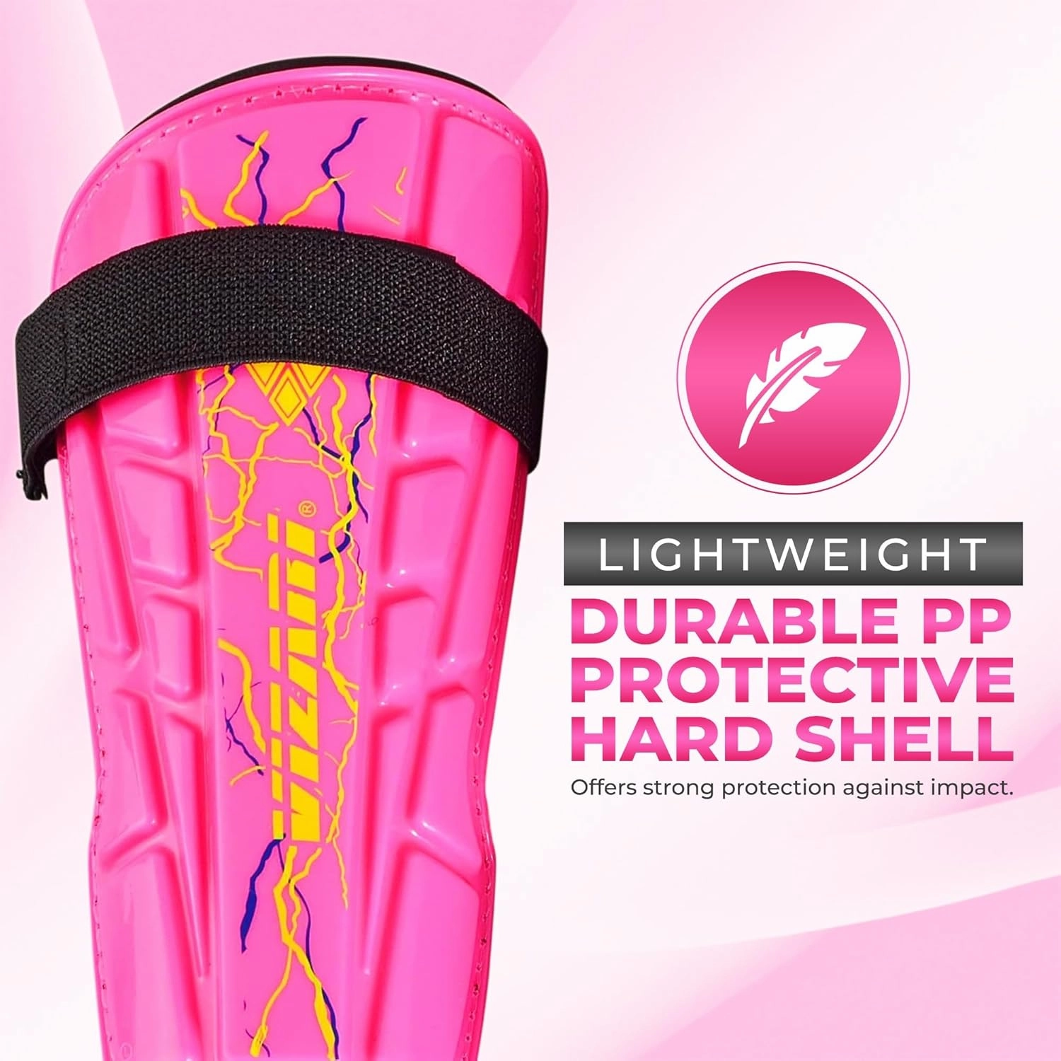 Vizari Zodiac Soccer Shin Guards | Lightweight & Durable PP Shell | Detachable Ankle Protection | Youth Soccer Shin Guards | Soccer Equipments