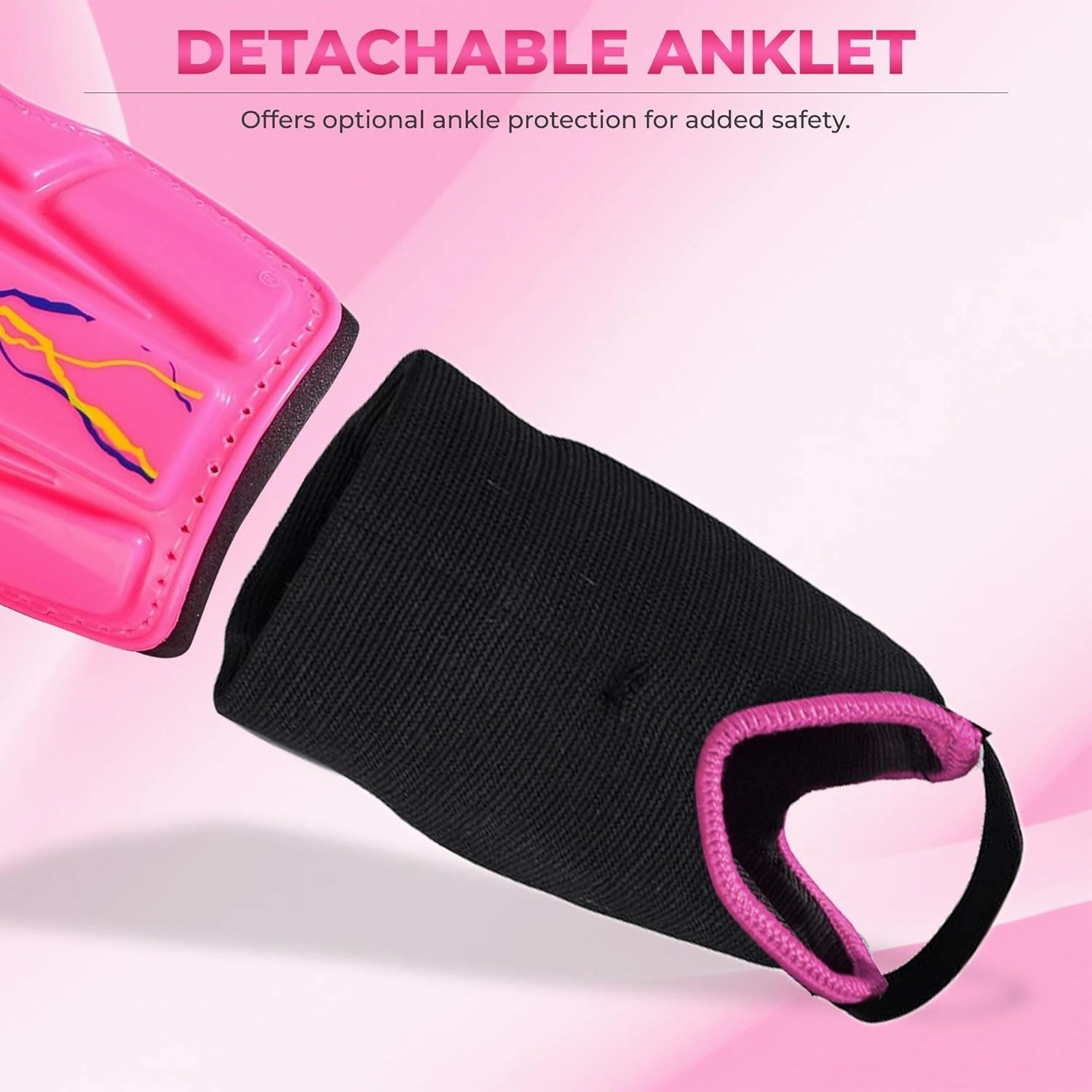 Vizari Zodiac Soccer Shin Guards | Lightweight & Durable PP Shell | Detachable Ankle Protection | Youth Soccer Shin Guards | Soccer Equipments