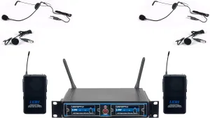 VocoPro PA System, XLR Connector, Black (UDHDUALB2)