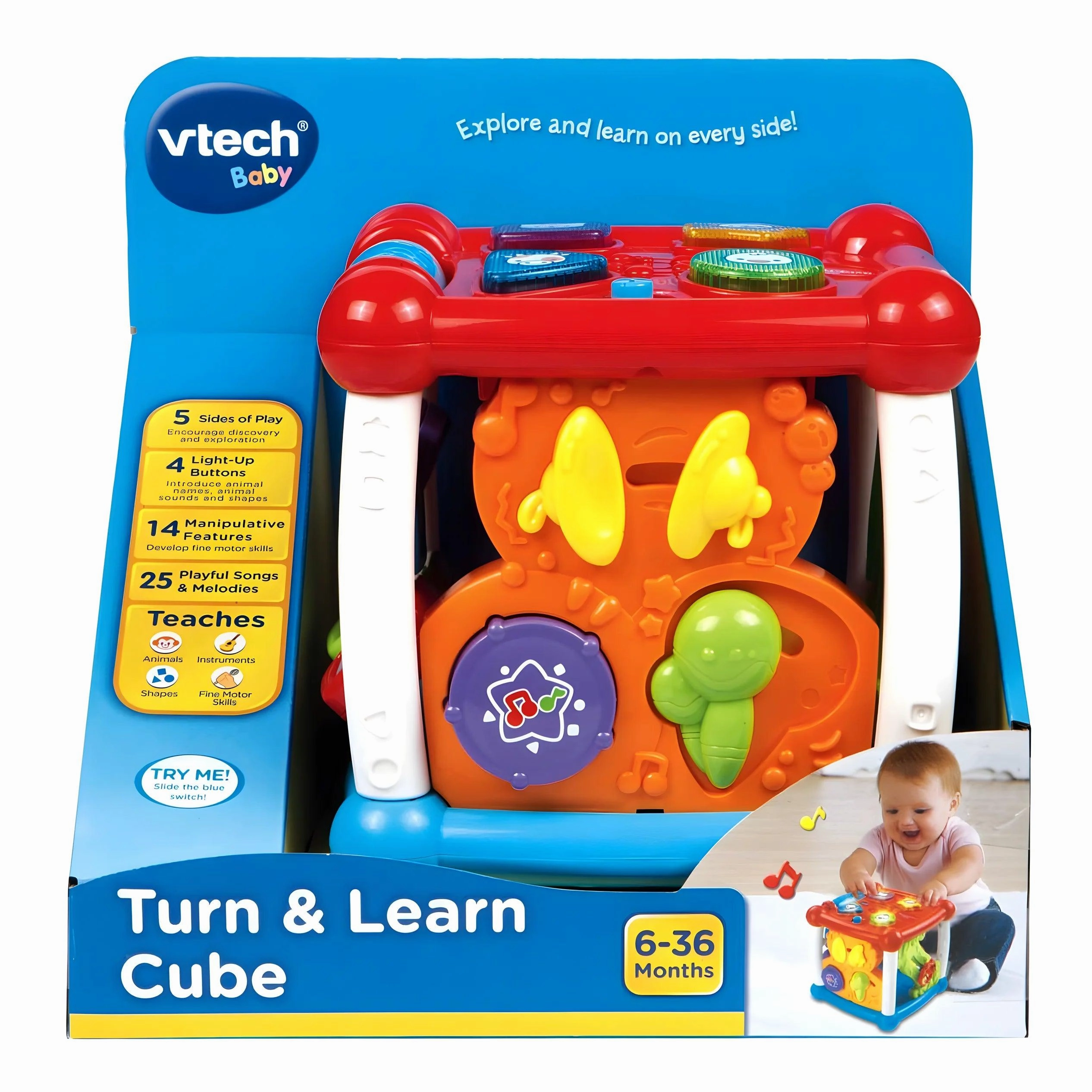 VTech Baby Turn and Learn Baby Activity Cube