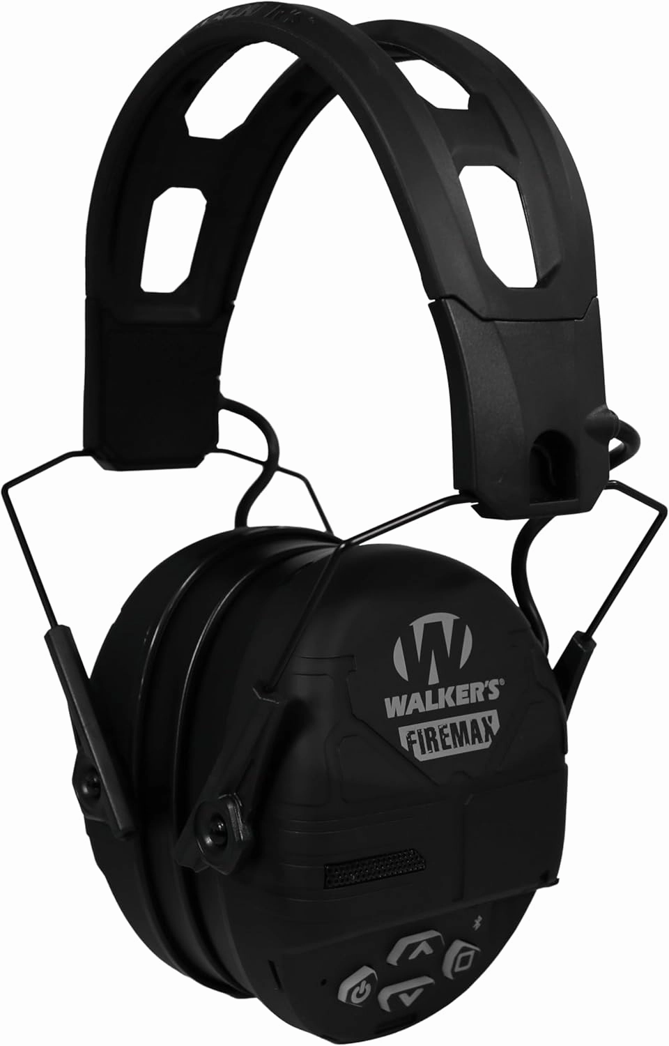 Walker's Rechargeable Lightweight Shooting Hunting Range Electronic Slim Low Profile Hearing Protection FireMax Earmuffs