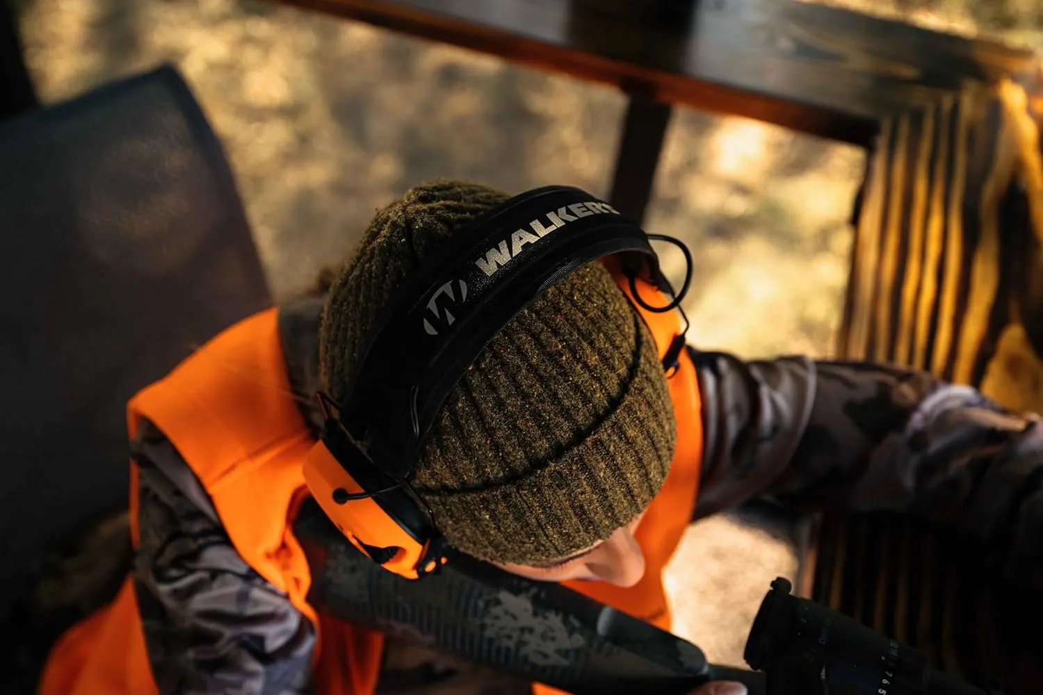 Walker's Razor Slim Ultra Low Profile Compact Design Adjustable Range Shooting Hunting Hearing Protection Electronic Earmuffs