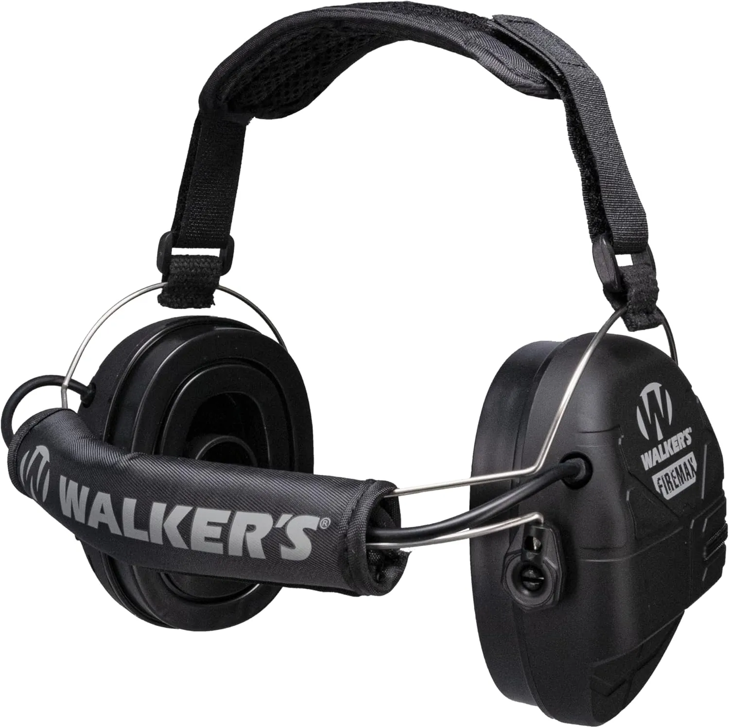 Walker's Rechargeable Lightweight Shooting Hunting Range Electronic Slim Low Profile Hearing Protection FireMax Earmuffs
