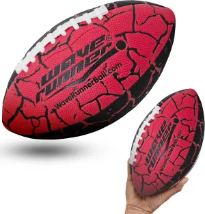 Wave Runner Grip It Waterproof Junior Size Football, 9.25 Size, Durable & Double Laced, Perfect for Beach Accessories, Kids Games, Pool Toys, Outdoor Games, All-Weather Indoor & Outdoor Play