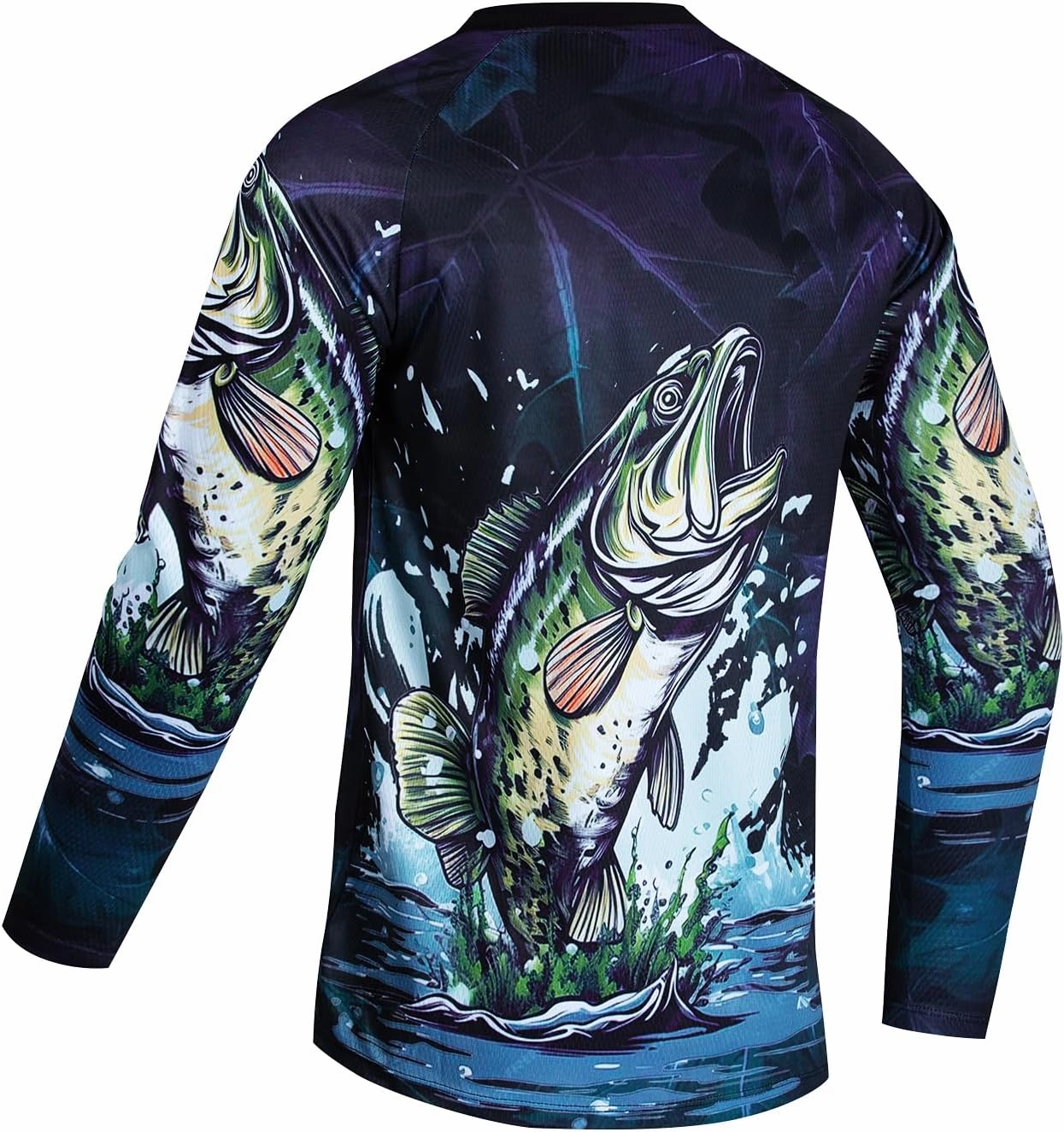 Weimostar Fishing Shirts for Men Long Sleeve Sun Protection Funny Tee T-Shirt