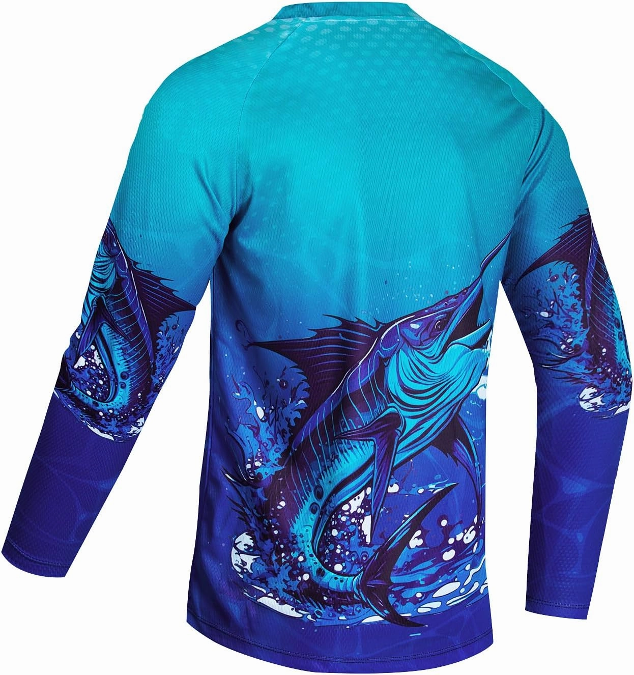 Weimostar Fishing Shirts for Men Long Sleeve Sun Protection Funny Tee T-Shirt