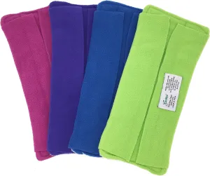 Wet Mop Pads for Sweeper - 2 Sided Fleece & Terry Cloth - Washable Reusable by Xanitize (4-Pack) (Standard, Purple, Blue, Green, Pink)