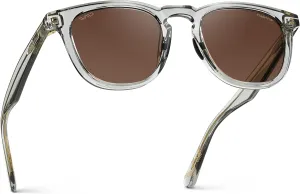 WMP Eyewear – Men’s Polarized Sport & Golf Sunglasses: Round Frame, Anti-Reflective Lenses, Non-Slip Nose Pads, Lightweight