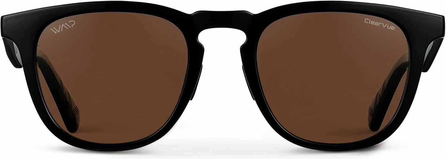 WMP Eyewear – Men’s Polarized Sport & Golf Sunglasses: Round Frame, Anti-Reflective Lenses, Non-Slip Nose Pads, Lightweight