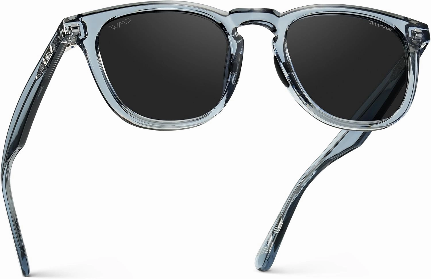 WMP Eyewear – Men’s Polarized Sport & Golf Sunglasses: Round Frame, Anti-Reflective Lenses, Non-Slip Nose Pads, Lightweight