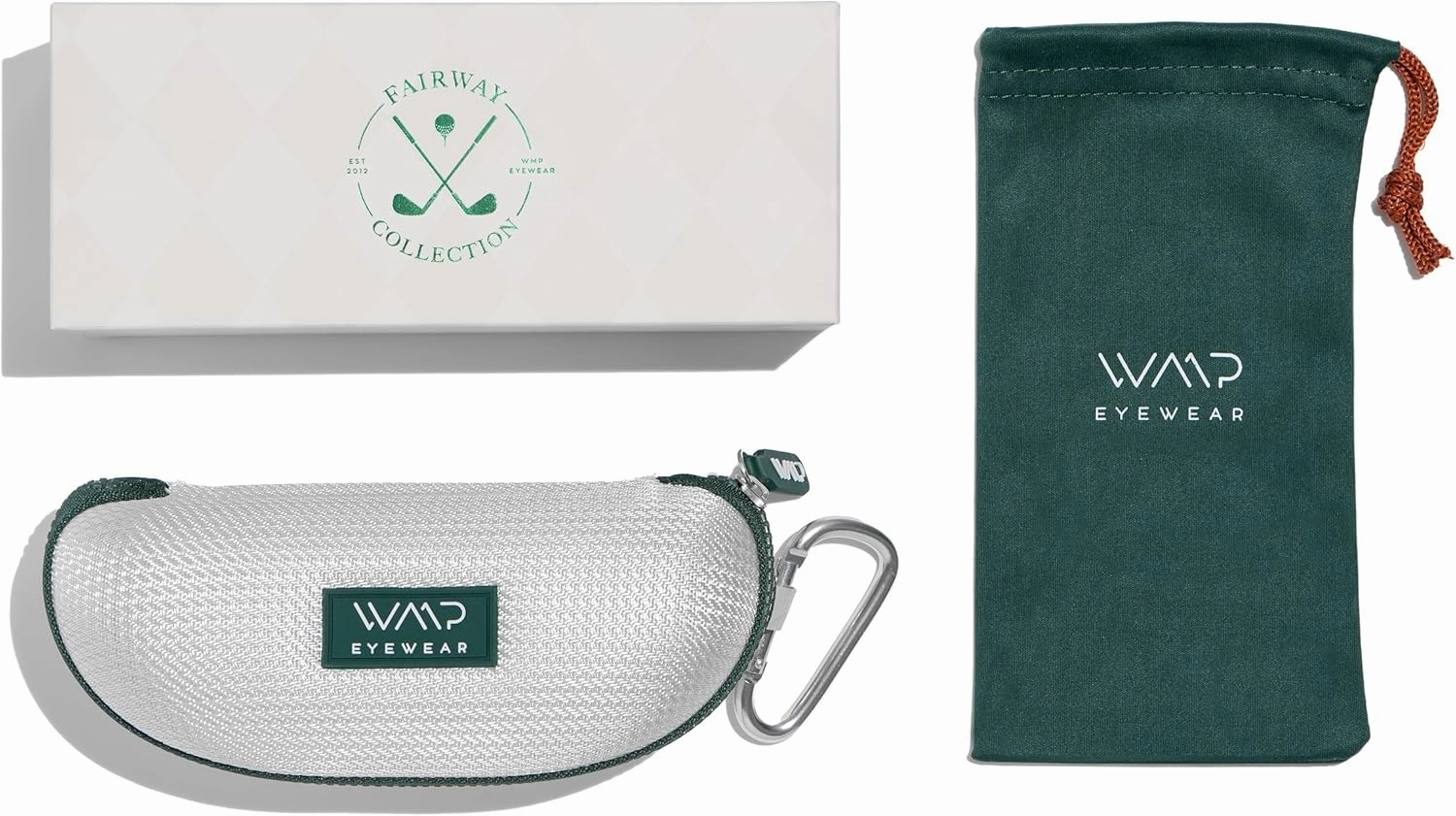 WMP Eyewear – Men’s Polarized Sport & Golf Sunglasses: Round Frame, Anti-Reflective Lenses, Non-Slip Nose Pads, Lightweight