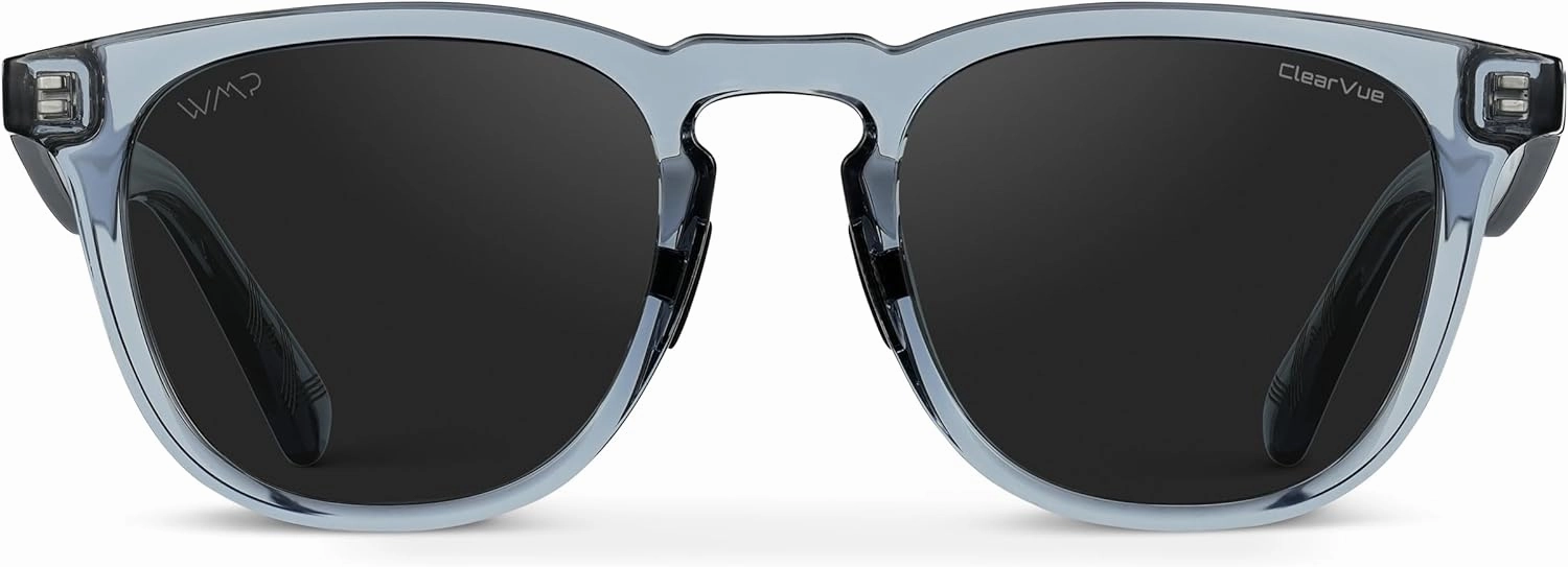 WMP Eyewear – Men’s Polarized Sport & Golf Sunglasses: Round Frame, Anti-Reflective Lenses, Non-Slip Nose Pads, Lightweight