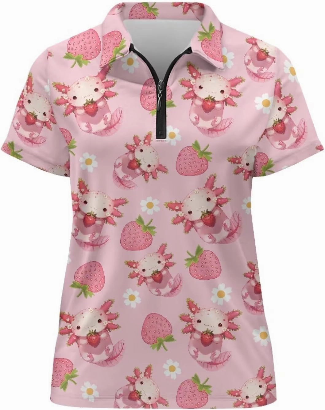 Women's Golf Polo Shirts Short Sleeve Collared Tennis Shirt UPF 50  Workout Athletic Tops Lightweight Quick Dry