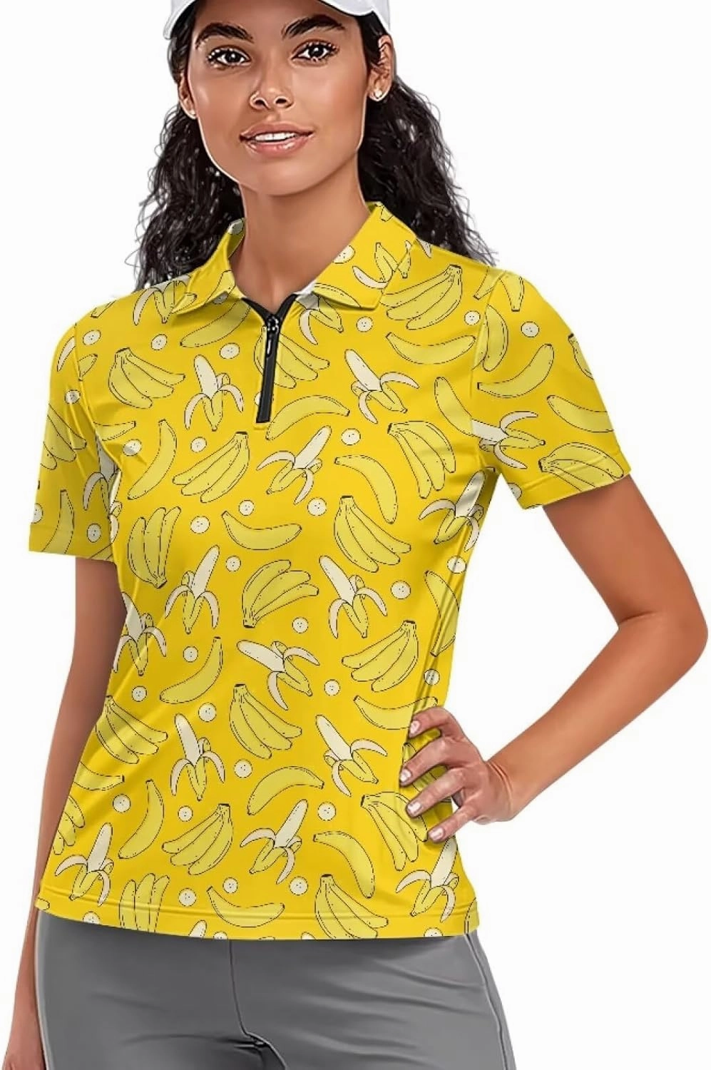 Women's Golf Polo Shirts Short Sleeve Collared Tennis Shirt UPF 50  Workout Athletic Tops Lightweight Quick Dry