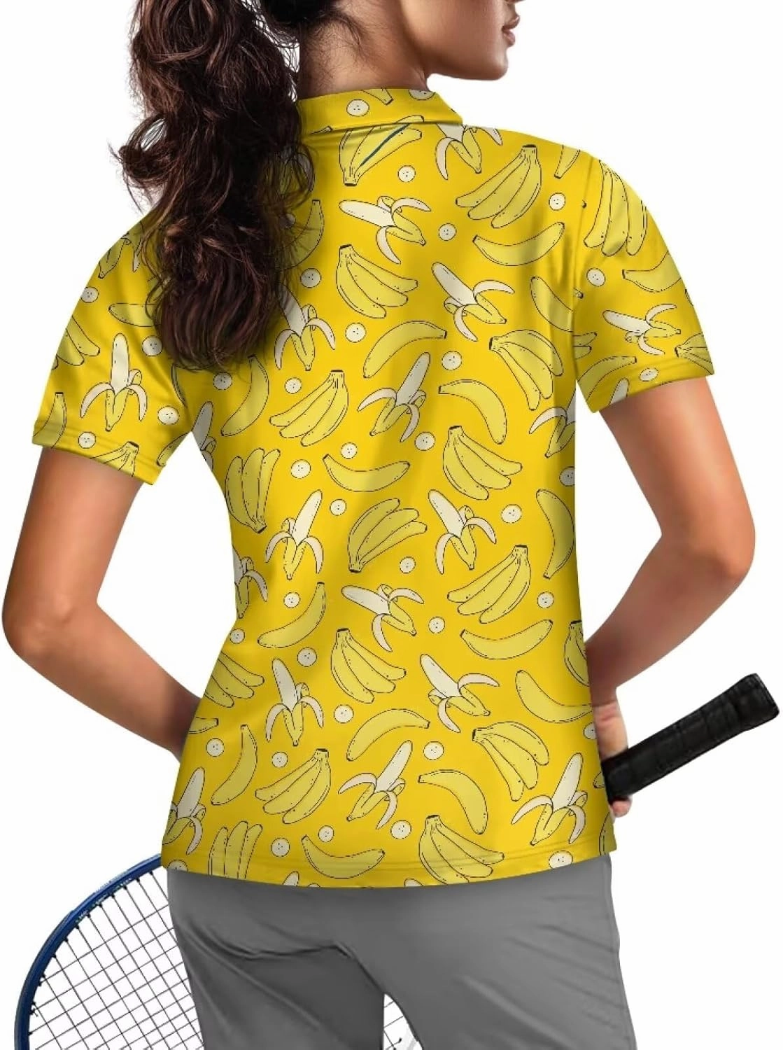 Women's Golf Polo Shirts Short Sleeve Collared Tennis Shirt UPF 50  Workout Athletic Tops Lightweight Quick Dry