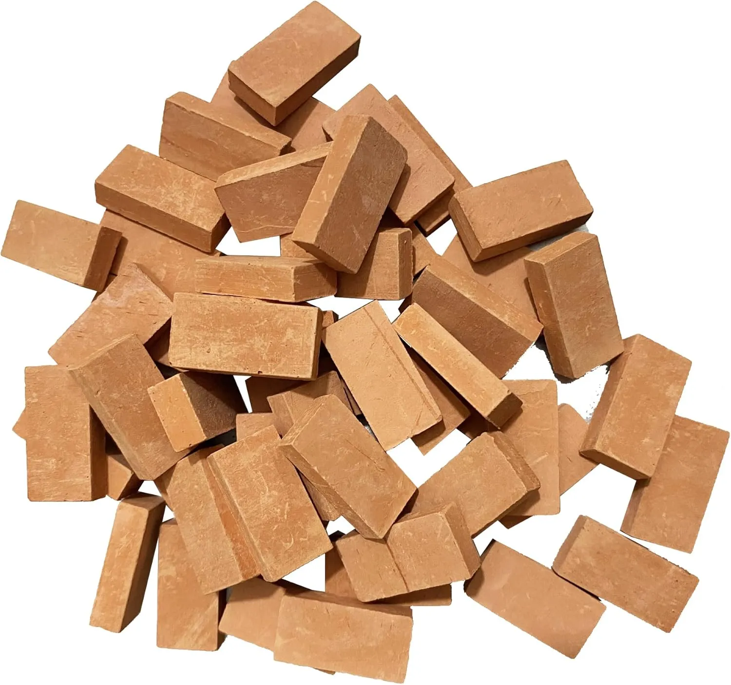 Woohome Mini Red Wall Bricks Model Building Set - 500 Pcs, 1:16 Miniature Bricks, Fairy Garden