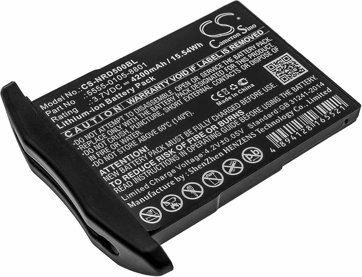 XSP Replacement Battery for NCR Orderman 5 PN 5555-0105-8801