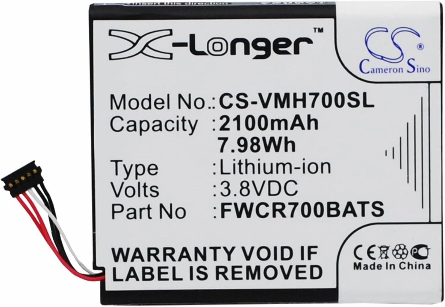 XSP Replacement Battery for Veriz0n MHS815L Ellipsis Jetpack Ellipsis Jetpack 4G MHS700L PN FWCR700BATS ICP565156A
