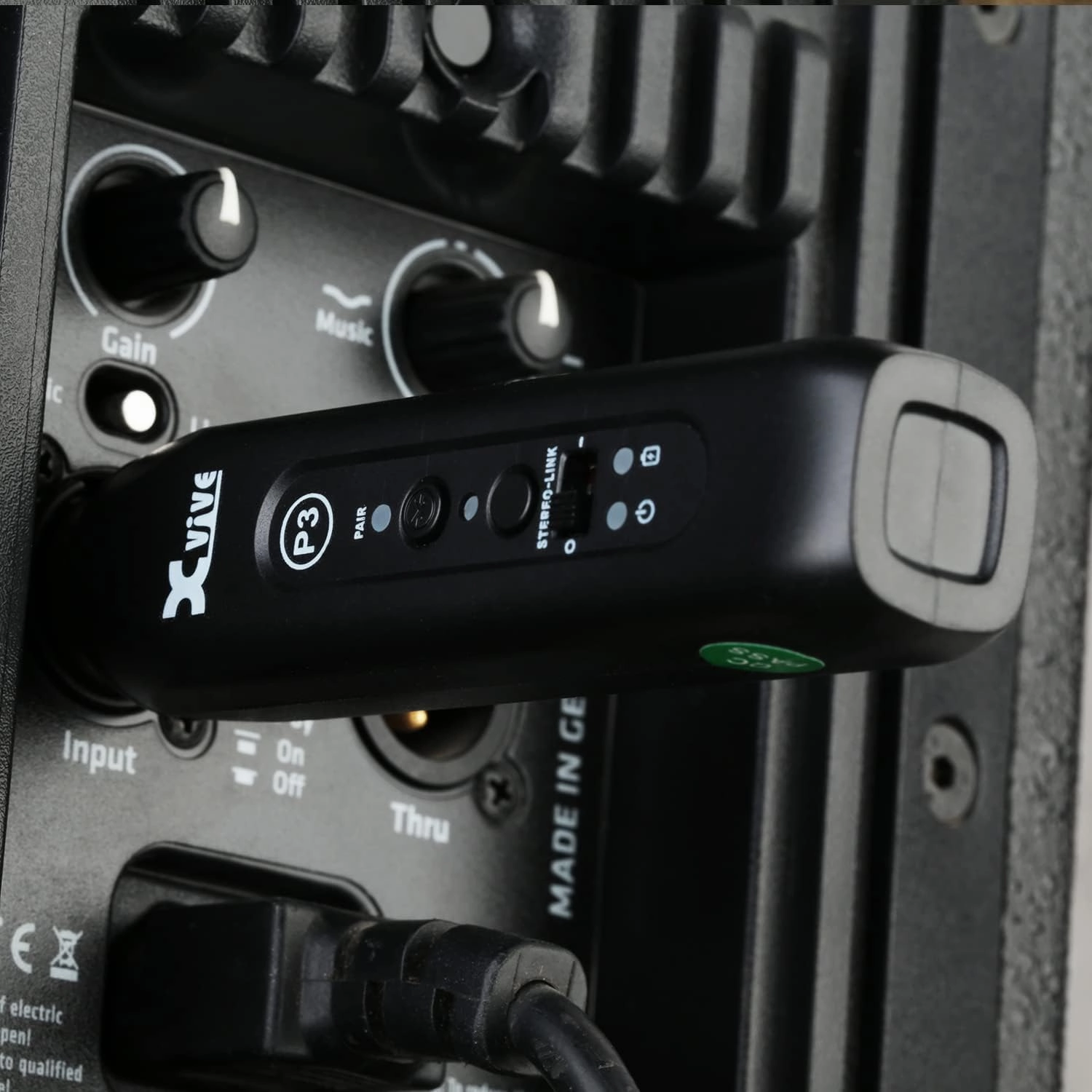 Xvive P3 Wireless XLR Bluetooth Receiver, Bluetooth Adapter for Speakers, Audio Mixer, PA Systems, DJ System(P3 XLR)