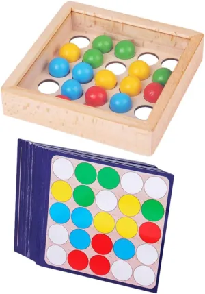 Yardwe 1 Set Balls for Engaging Rolling Game to Enhance Concentration Logical Thinking Observation Skills Safe Material