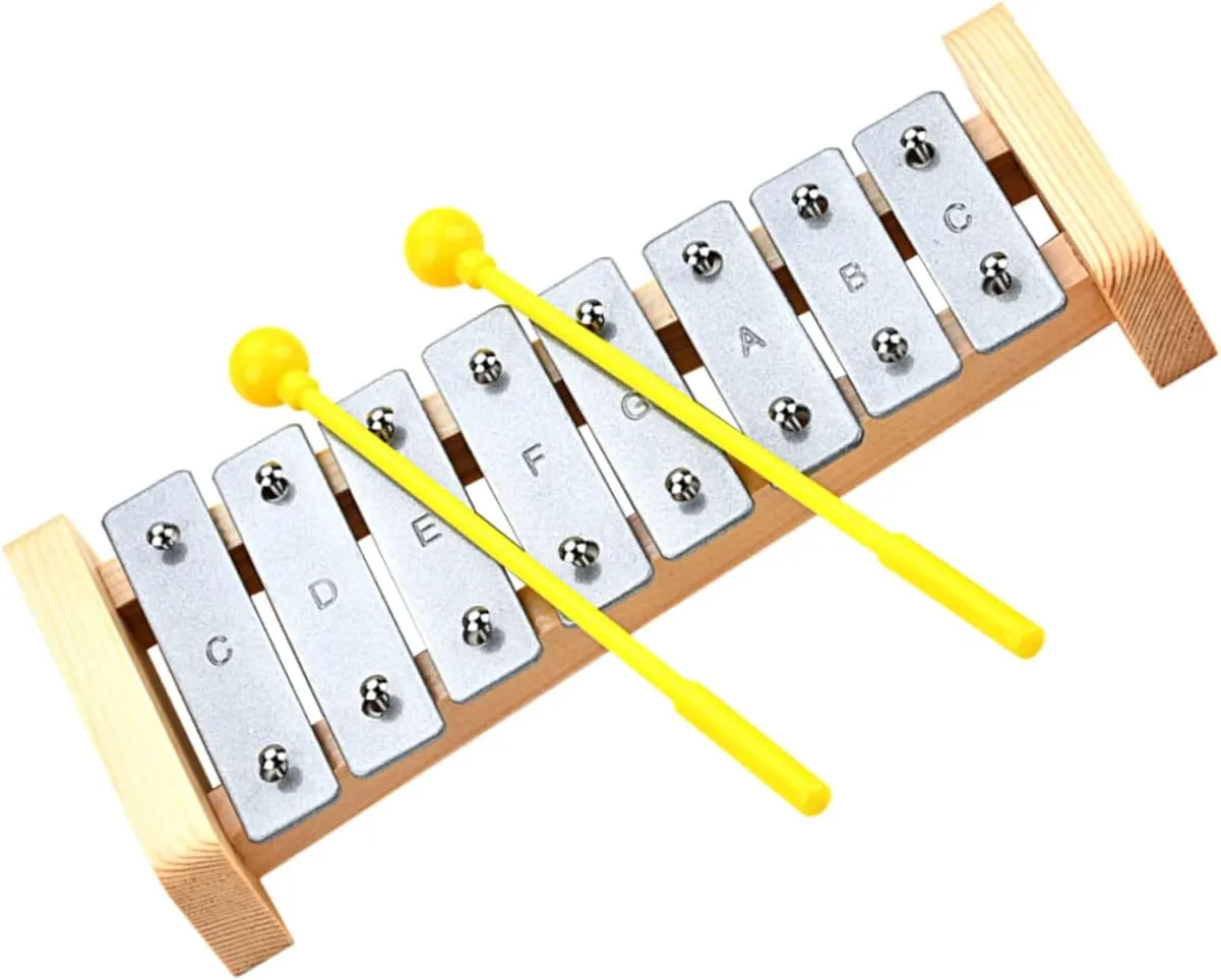 Yardwe 1 Set Note Piano Educational Music Instrument for Learning Friendly Design for Early Musical Development and Rhythm Exploration