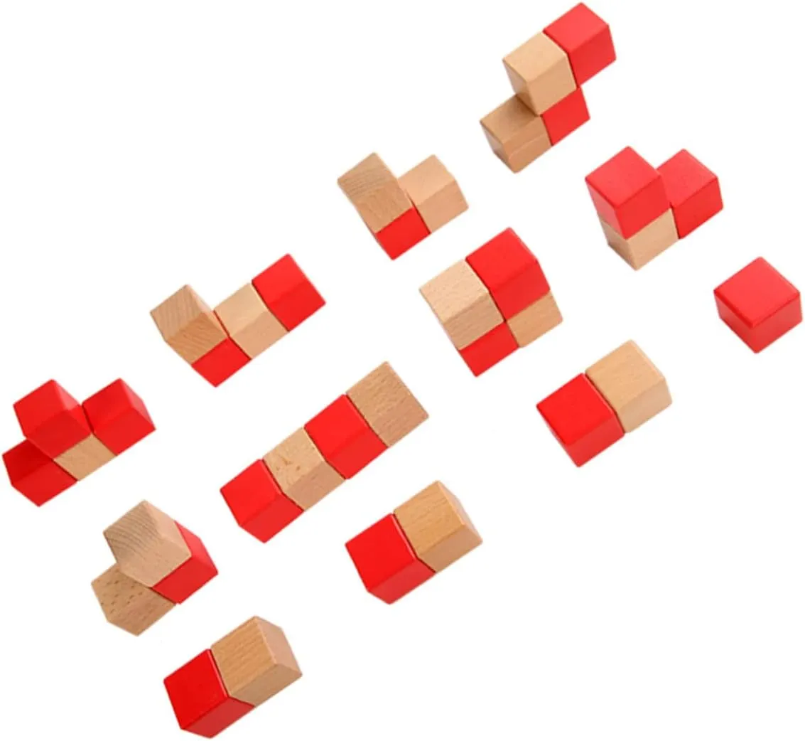 YARNOW 1 Set Dual Blocks for Early Educational for Logical Thinking Development Safe and Building Blocks Present