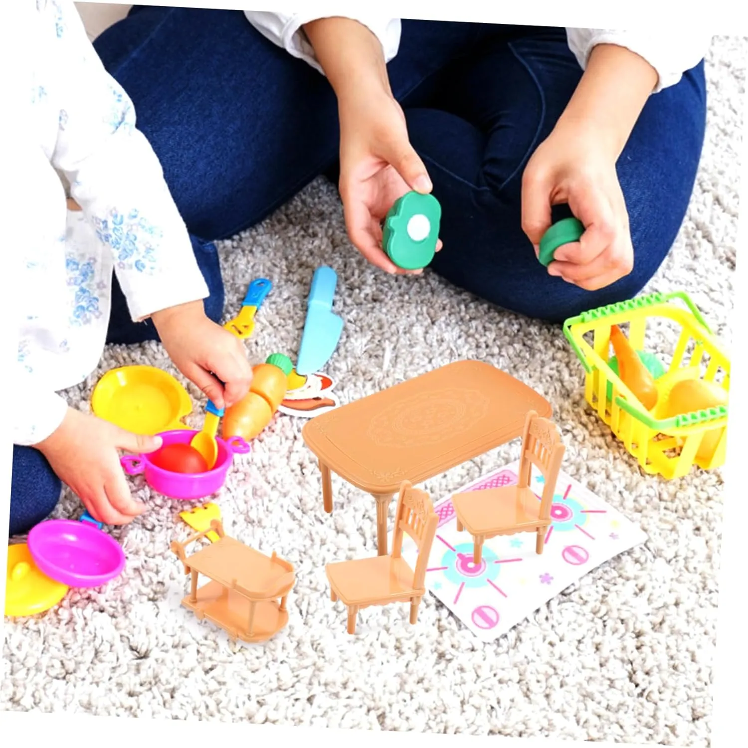 YARNOW 1 Set Scale Miniature Plastic Furniture for Dollhouse Accessories Compact Design Realistic Details for Creative Play