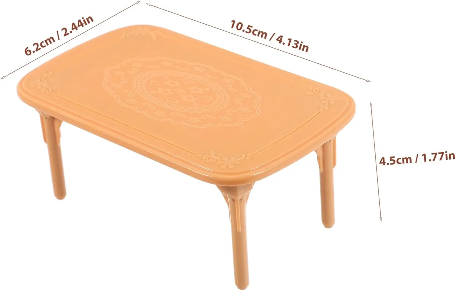 YARNOW 1 Set Scale Miniature Plastic Furniture for Dollhouse Accessories Compact Design Realistic Details for Creative Play
