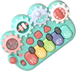 YARNOW Cartoon Musical for Portable Animal Shaped Plaything Lightweight Handheld Music Instrument for Learning Development for Battery Not Included