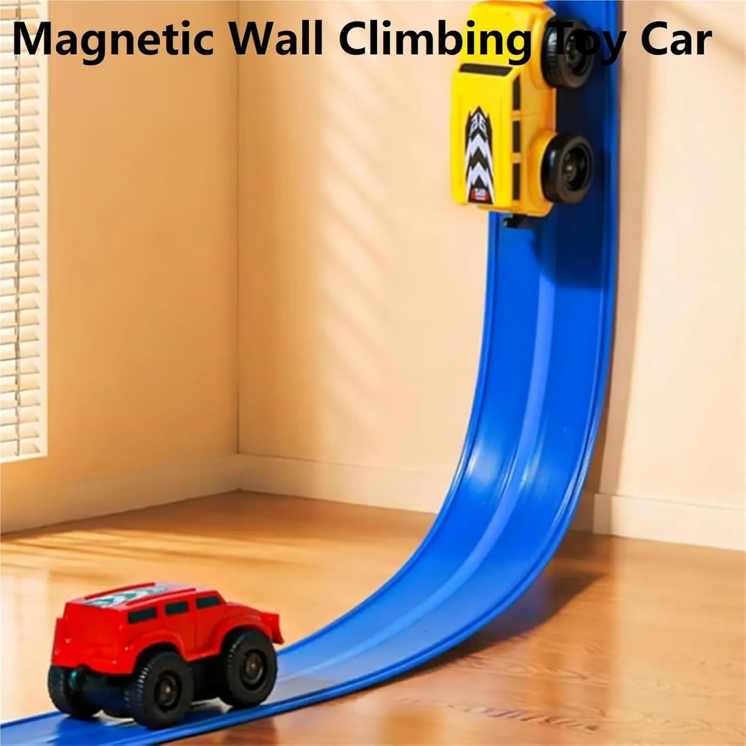 Yearpilrim Magnetic Wall Climbing Toy Car, Magnetic Anti-Gravity Wall-Climbing Toy Car, Wall Climbing Car Against Gravity, Zero Gravity Inertia Vehicle for Walls & Ceilings (3pcs)