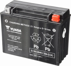 Yuasa YUAM7250H YTX24HL Factory Activated H Series AGM Battery